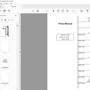 Atlet PS/PSH Parts Manual 159251 -  PDF DOWNLOAD