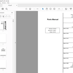 Atlet PS/PSH Parts Manual 159251  - PDF DOWNLOAD