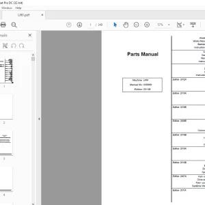Atlet URF Parts Manual 005969- PDF DOWNLOAD