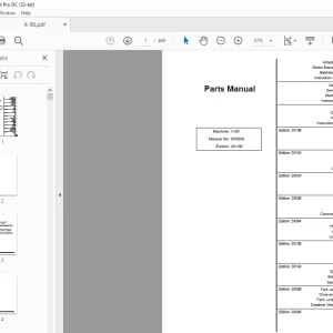 Atlet X-90 Parts Manual 005806 - PDF DOWNLOAD