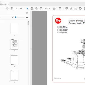 BT BT PPT 1400C BT PPT 1400 MX BT PPT 1400MXC Service Manual - PDF