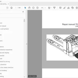 BT Forklift LPE200, LPE220 Repair Manual - PDF DOWNLOAD