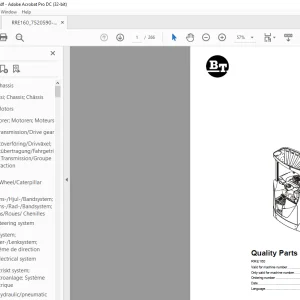 BT Forklift RRE160 Quality Parts Manual 7520590 PDF