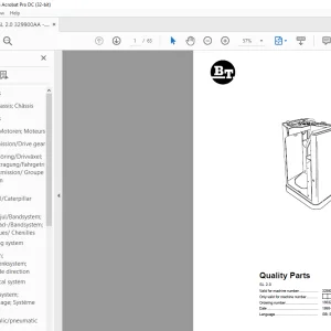 BT Forklift SL 2.0 Parts Manual - PDF DOWNLOAD