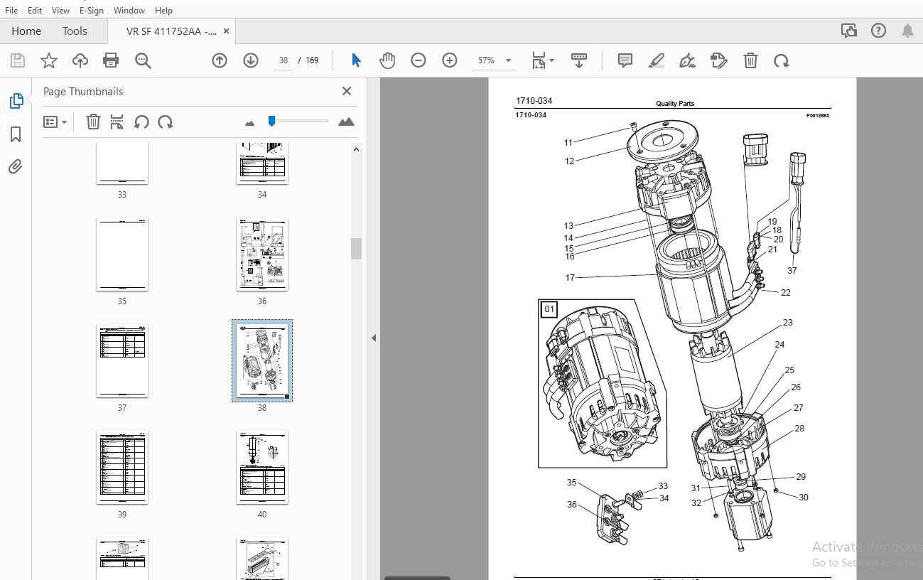 BT Forklift VR SF Quality Parts Manual 411752AA - PDF DOWNLOAD ...