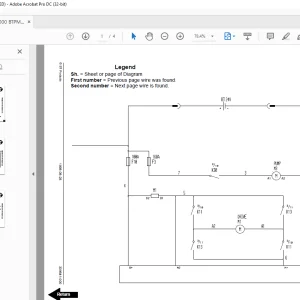 BT Forklift WSX2025 Circuit Diagram Manual - PDF DOWNLOAD