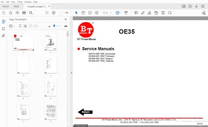 BT Prime-Mover OE35 Service Manual - PDF DOWNLOAD