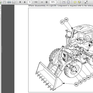 Case LB90.B - LB95.B - LB110.B - LB115.B Backhoe Loader Service Manual PDF