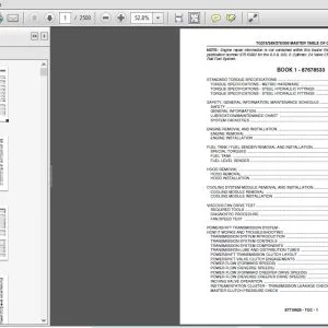 Case TG215/245/275/305 Backhoe Loader Service Manual - PDF DOWNLOAD