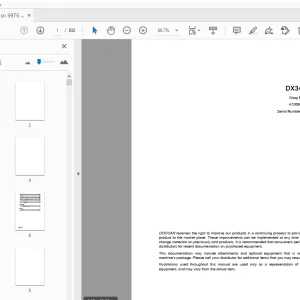Daewoo Excavator DX340LC Shop Manual K1009684AE - PDF