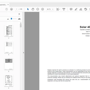 Daewoo Solar 400LC-V Operation & Maintenance Manual - PDF