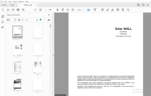 Daewoo Excavator Solar 300LL Shop Manual 023-00079E - PDF