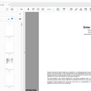 Daewoo Excavator Solar 300LL Shop Manual 023-00079E - PDF