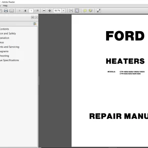 Ford CTN 40DS 55DS 100DS 150DS & CTN-0202 0203 0204 0205 Repair Manual PDF