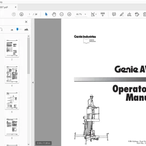 Genie AWP Operator's Manual 33887 - PDF DOWNLOAD