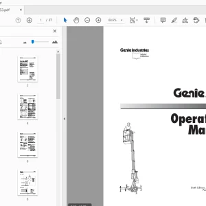 Genie AWP Operator's Manual 35053 - PDF DOWNLOAD