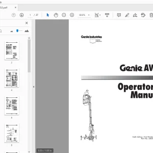 Genie AWP Operator's Manual 35053 - PDF DOWNLOAD