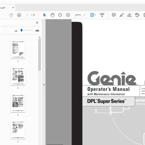 Genie DPL Super Series Operator's Manual 38132 - PDF DOWNLOAD