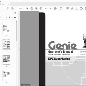 Genie DPL Super Series Operator's Manual 38132 - PDF