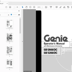 Genie GS-2668 DC GS-3268 DC Operator's Manual 52546 - PDF