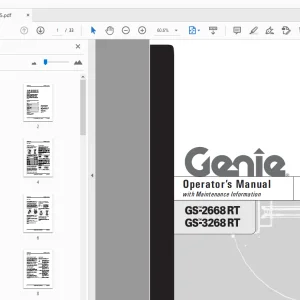 Genie GS-2668 RT GS-3268 RT Operator’s Manual - PDF