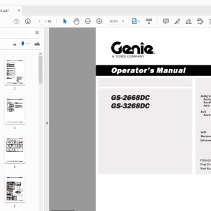 Genie GS-2668DC GS-3268DC Operator's Manual 133556 - PDF