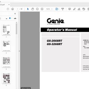 Genie GS-2668RT GS-3268RT Operator’s Manual 133533 - PDF DOWNLOAD