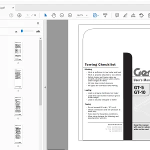 Genie GT-5 GT-10 User's Manual 82288 - PDF DOWNLOAD