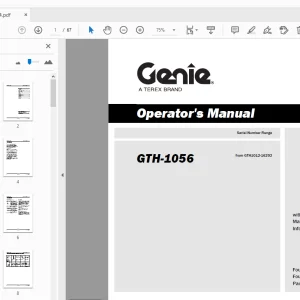 Genie GTH-1056 Operator's Manual 214834 - PDF DOWNLOAD