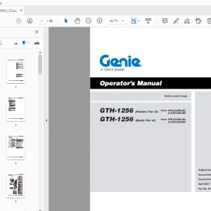 Genie GTH-1256 (Perkins Tier 4i) GTH-1256 (Deutz Tier 4i) Operator’s Manual - PDF
