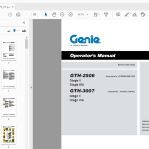 Genie GTH-2506 Stage V Stage IIIA GTH-3007 Stage V Stage IIIA Operator’s Manual - PDF