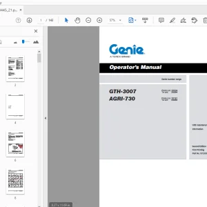 Genie GTH-3007 AGRI-730 Operator’s Manual 57.0009.0445_21 - PDF