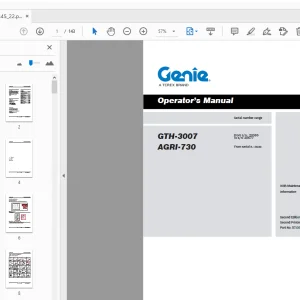 Genie GTH-3007 AGRI-730 Operator’s Manual 57.0009.0445_22 - PDF