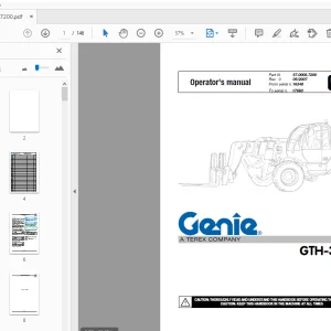 Genie GTH-3512 Operator's Manual 57.0008.7200 - PDF