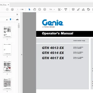 Genie GTH 4013 EX GTH 4514 EX GTH 4017 EX Operator’s Manual - PDF