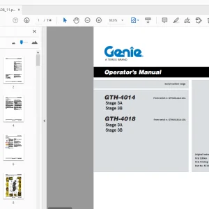 Genie GTH-4014 Stage 3A Stage 3B GTH-4018 Stage 3A Stage 3B Operator’s Manual - PDF