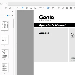 Genie GTH-636 Operator’s Manual 114104 - PDF DOWNLOAD