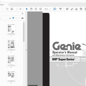 Genie IWP Super Series Operator’s Manual 48643 - PDF DOWNLOAD