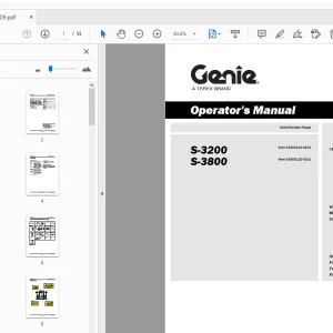 Genie S-3200 S-3800 Operation Manual T111109 - PDF Download