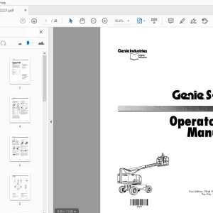 Genie S-40 Operator Manual 32221 - PDF Download