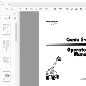 Genie S-60 Operator's Manual 28182 - PDF DOWNLOAD