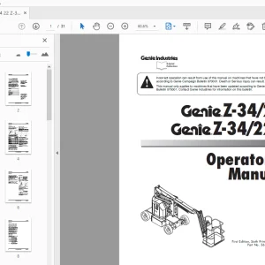 Genie Z-34/22 Z-34/22N Operator’s Manual 36539 - PDF DOWNLOAD