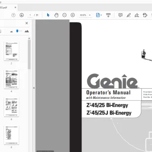 Genie Z-45/25 Bi-Energy Z-45/25J Bi-Energy Operator’s Manual - PDF