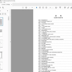 Heli Forklift C240 ENGINE PARTS Manual - PDF DOWNLOAD