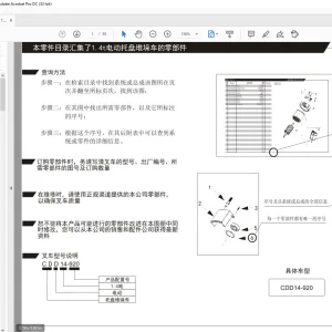 Heli Forklift CDD14-920 Parts Manual - PDF DOWNLOAD
