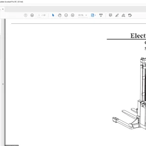 Heli Forklift Electric Stacker Operation Service Manual