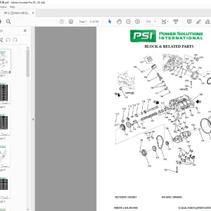 Heli Forklift GM4.3 PSI Parts Manual  - PDF DOWNLOAD