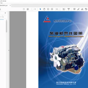 Heli Forklift NB485BPG Diesel Engine Parts Manual - PDF DOWNLOAD