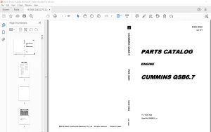 KCM (CUMMINS QSB6.7) (70Z6, 80Z6) Engine Parts Manual - PDF DOWNLOAD