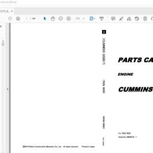 KCM (CUMMINS QSB6.7) (70Z6, 80Z6) Engine Parts Manual - PDF DOWNLOAD